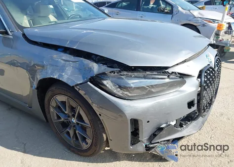 2025 BMW I4 Edrive40 из США, поврежденный, VIN WBY23HD09SFU95693